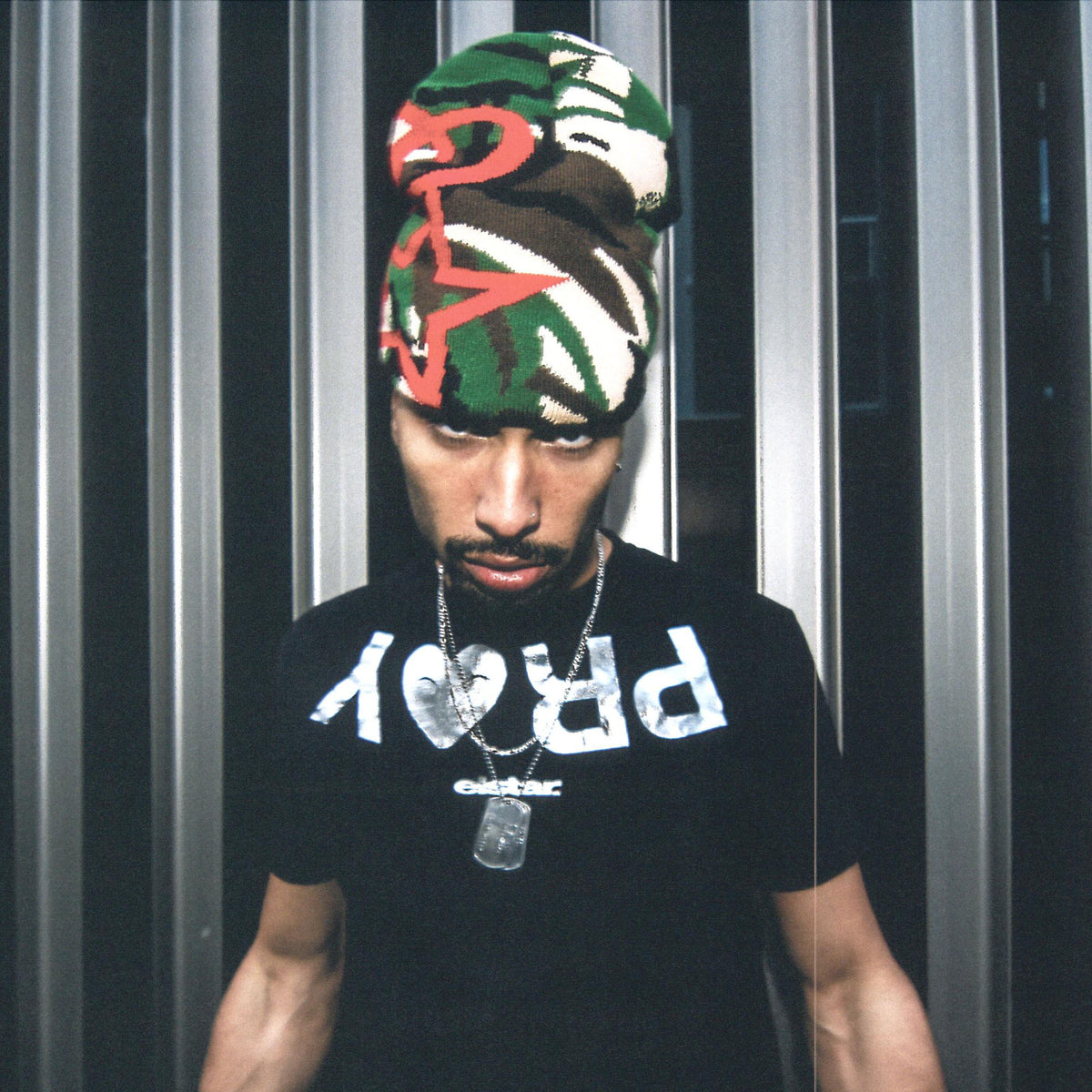 Pray* Tee – Black Chrome