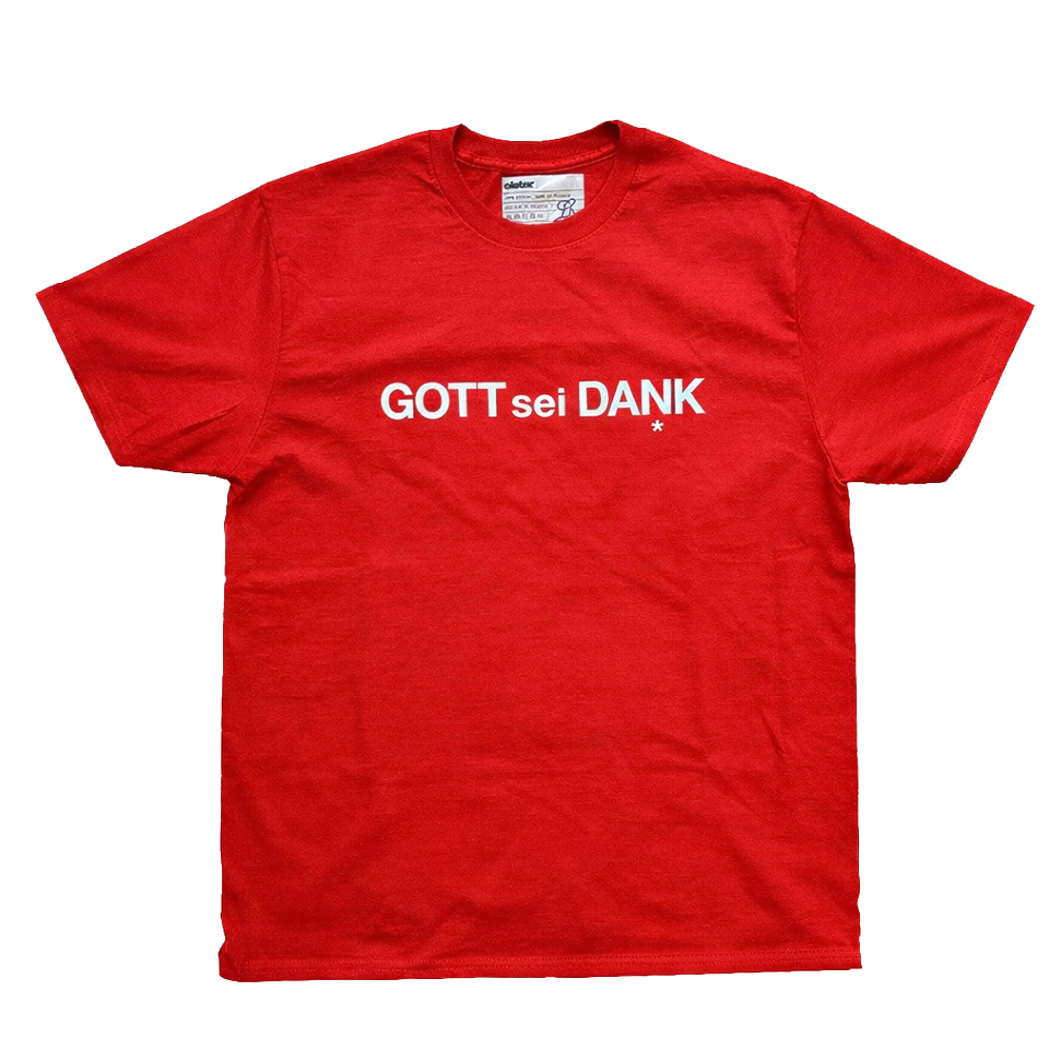 GOTT sei DANK* Tee Red