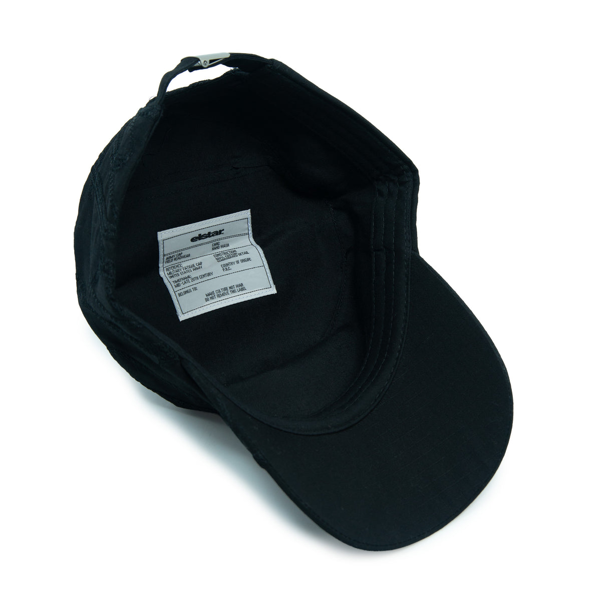 All Black Field Cap