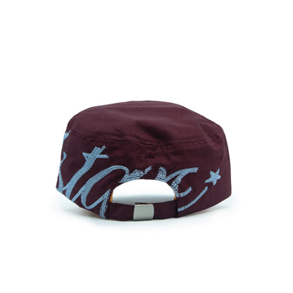 Burgundy Field Cap