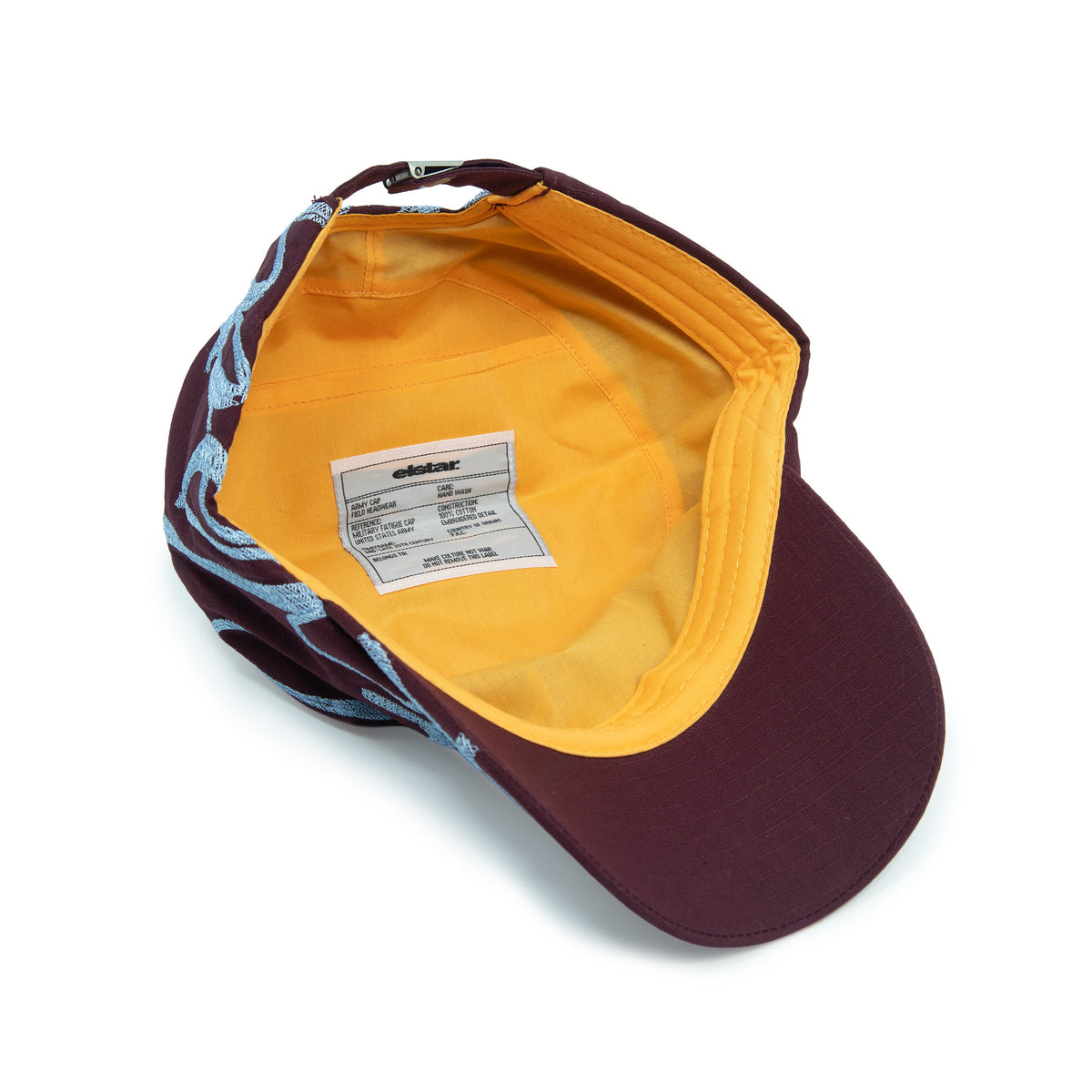 Burgundy Field Cap