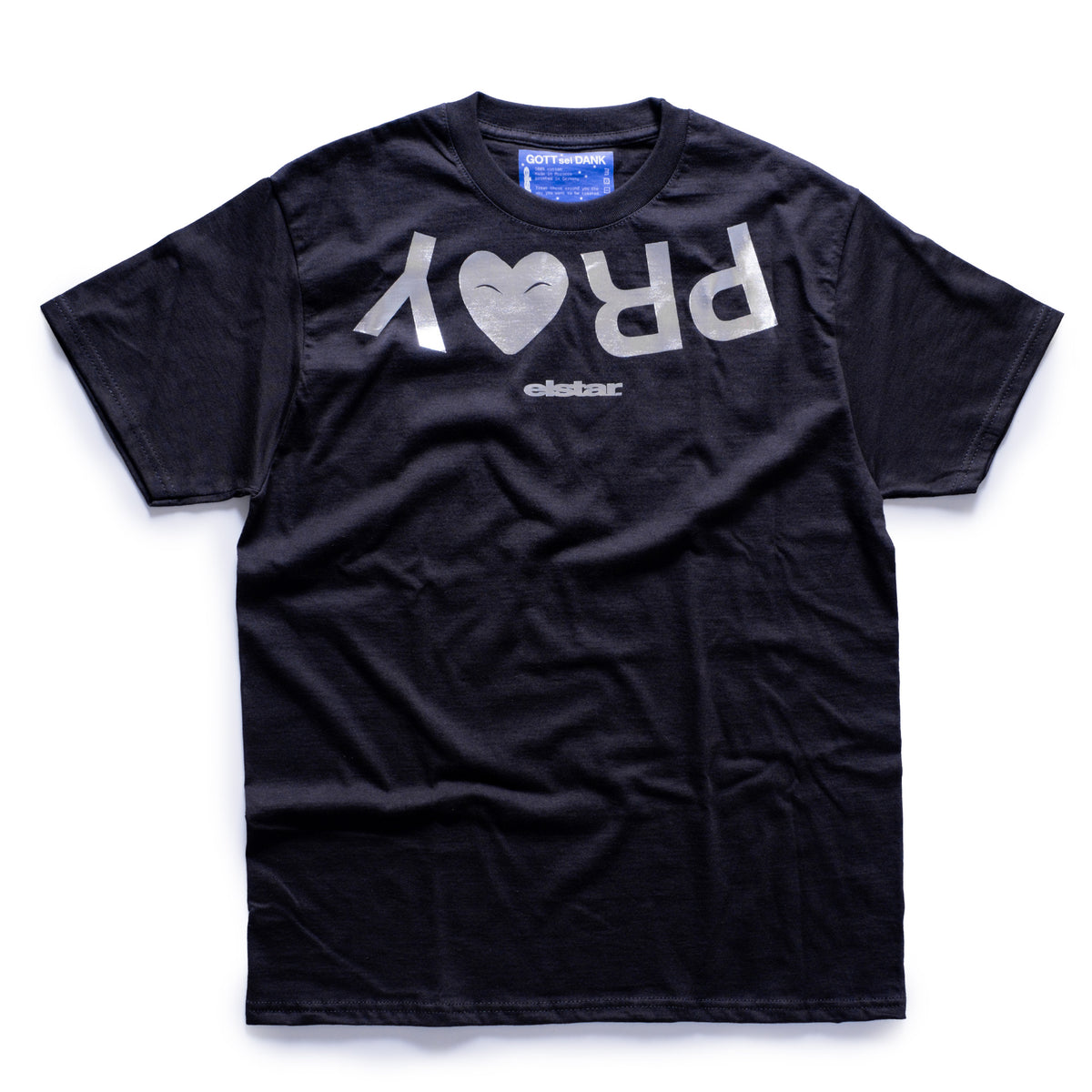 Pray* Tee – Black Chrome