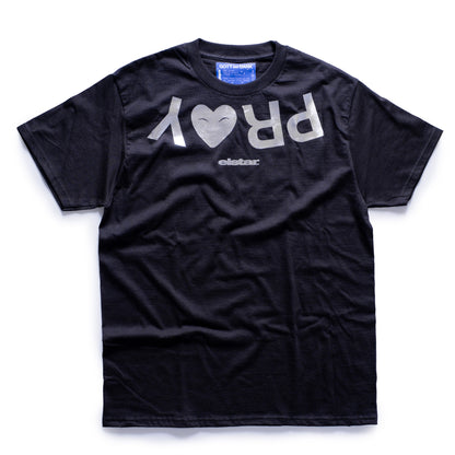 Pray* Tee – Black Chrome