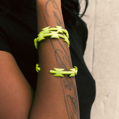 Wire Bracelet – Tsavorite