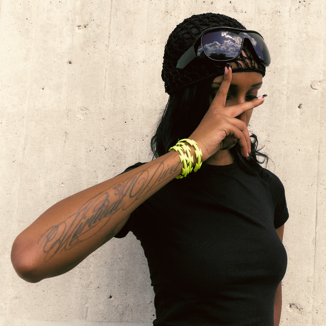 Wire Bracelet – Tsavorite